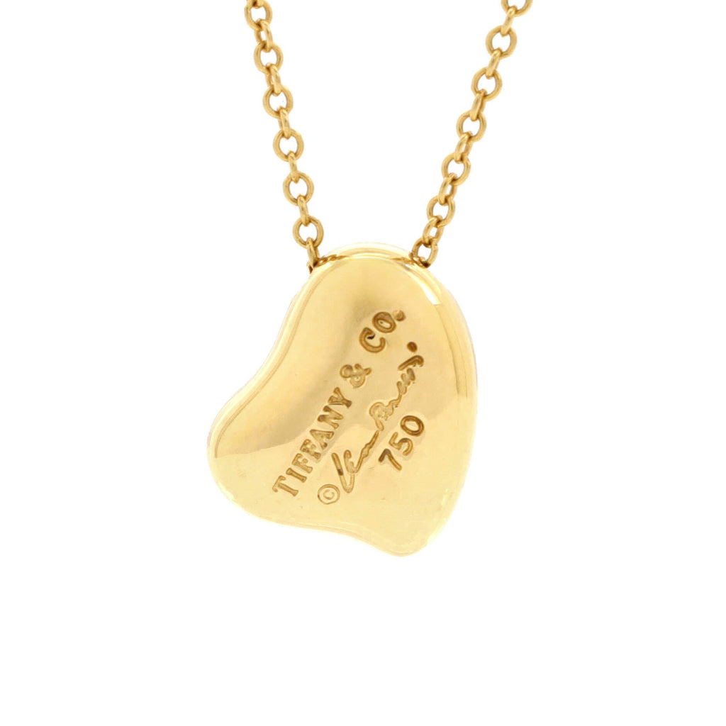 Elsa Peretti Full Heart Necklace 18K Yellow Gold