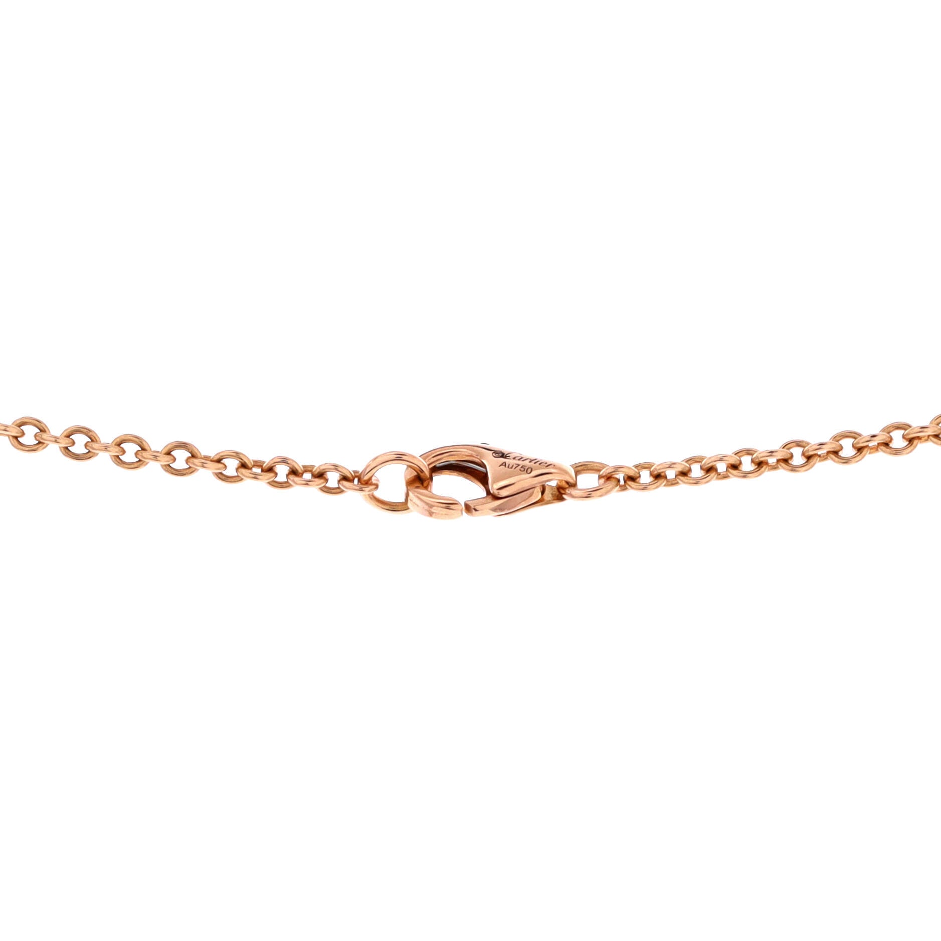 Love Interlocking Necklace 18K Rose Gold