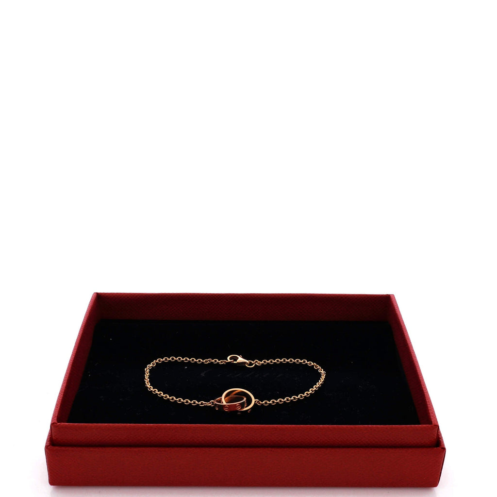 Love Interlocking Bracelet 18K Rose Gold