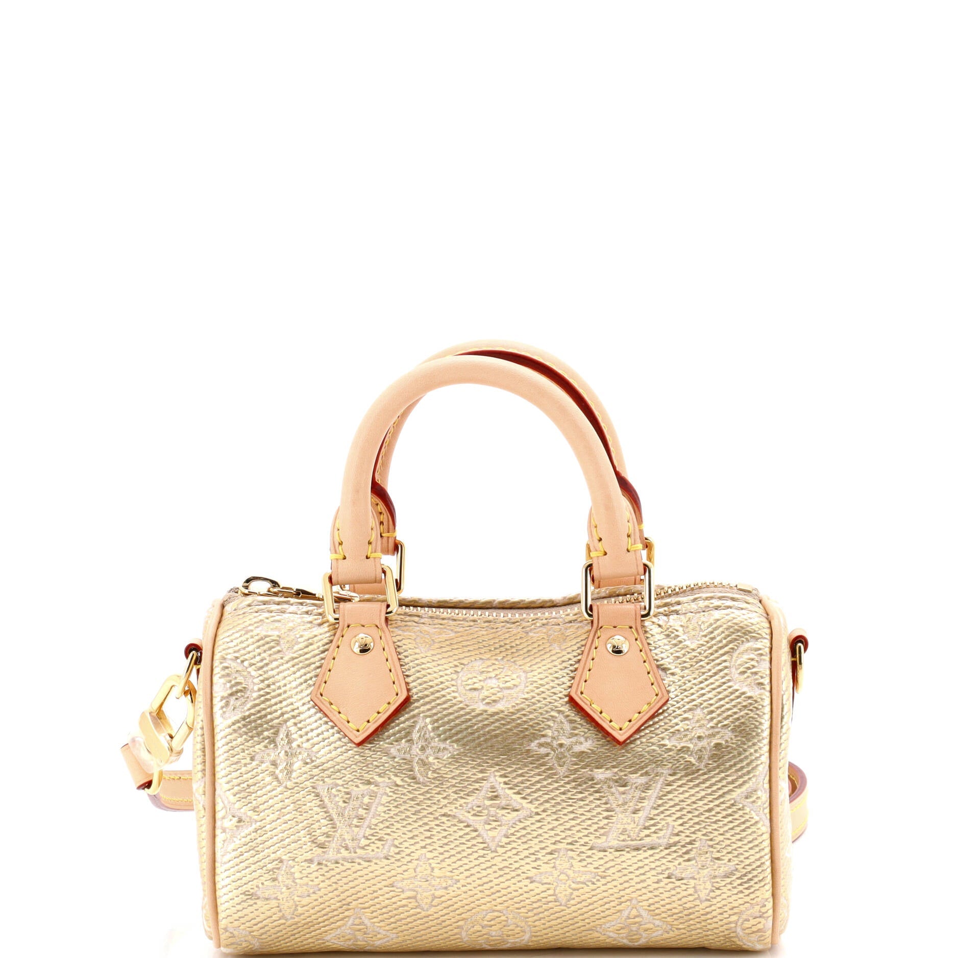 Speedy Bandouliere Bag Monoglam Jacquard Canvas Nano