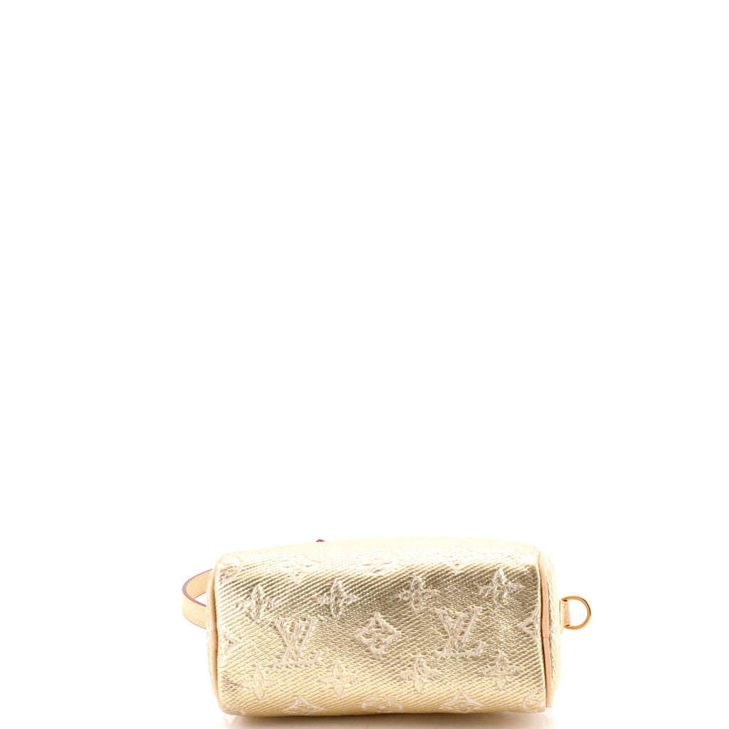 Speedy Bandouliere Bag Monoglam Jacquard Canvas Nano