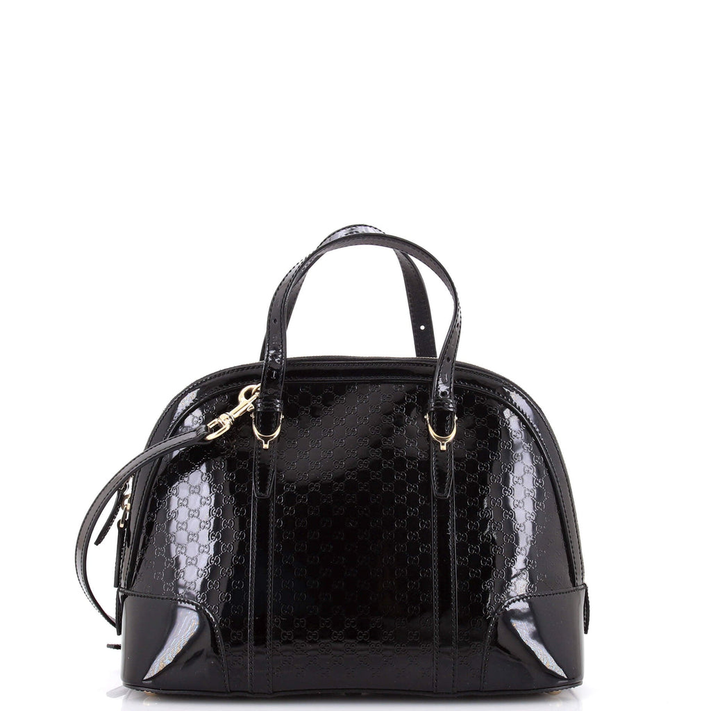 Nice Top Handle Bag Microguccissima Patent Small