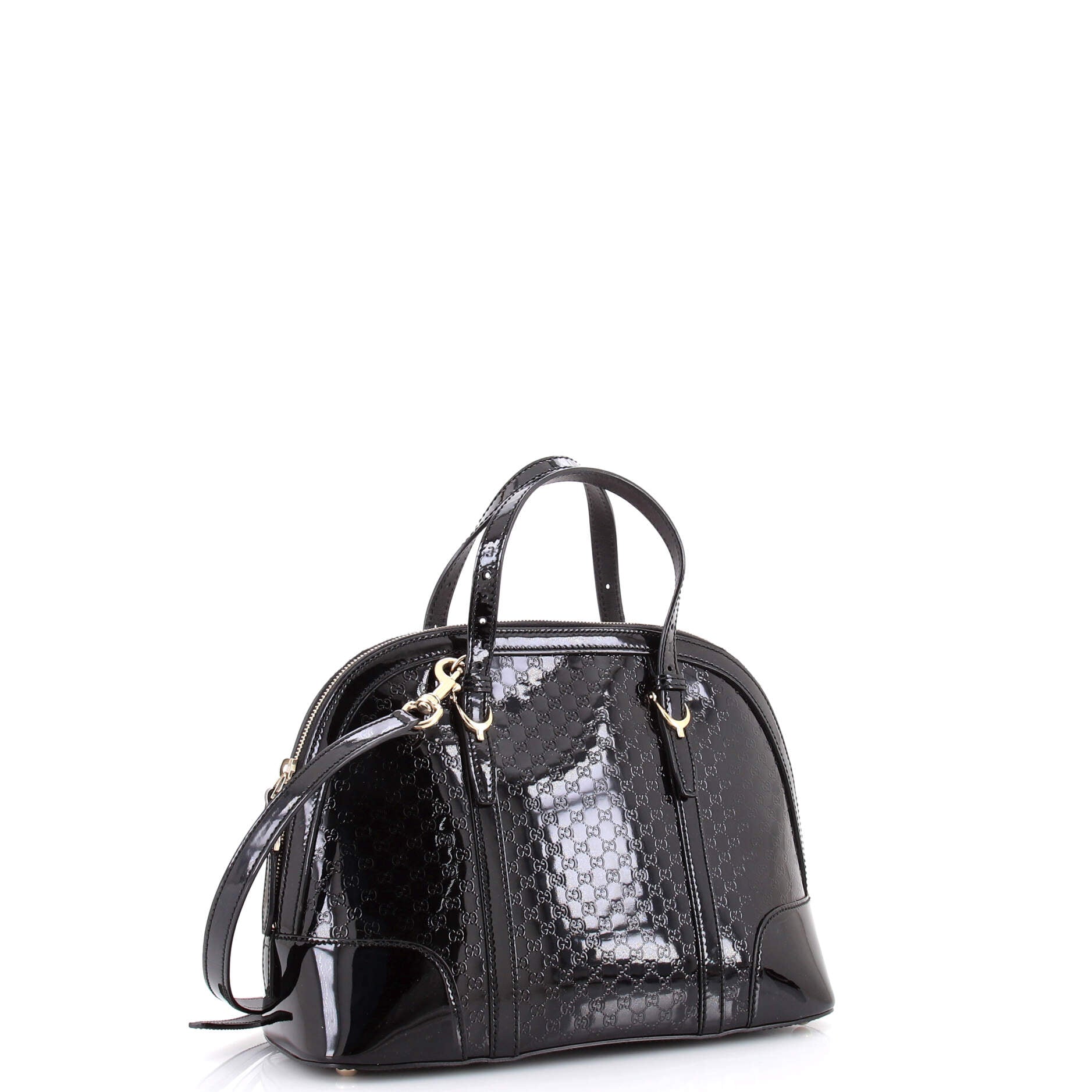 Nice Top Handle Bag Microguccissima Patent Small