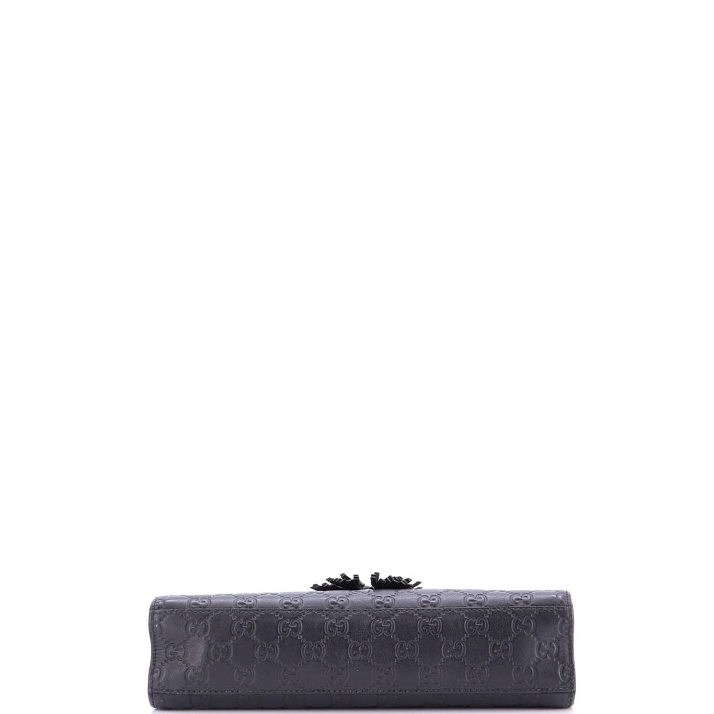 Emily Chain Flap Bag Guccissima Leather Medium
