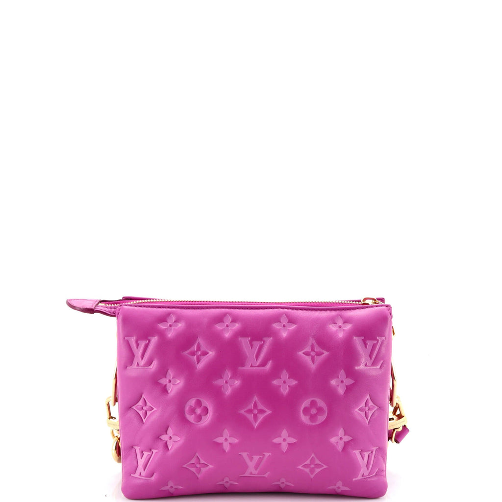 Coussin Bag Monogram Embossed Lambskin PM