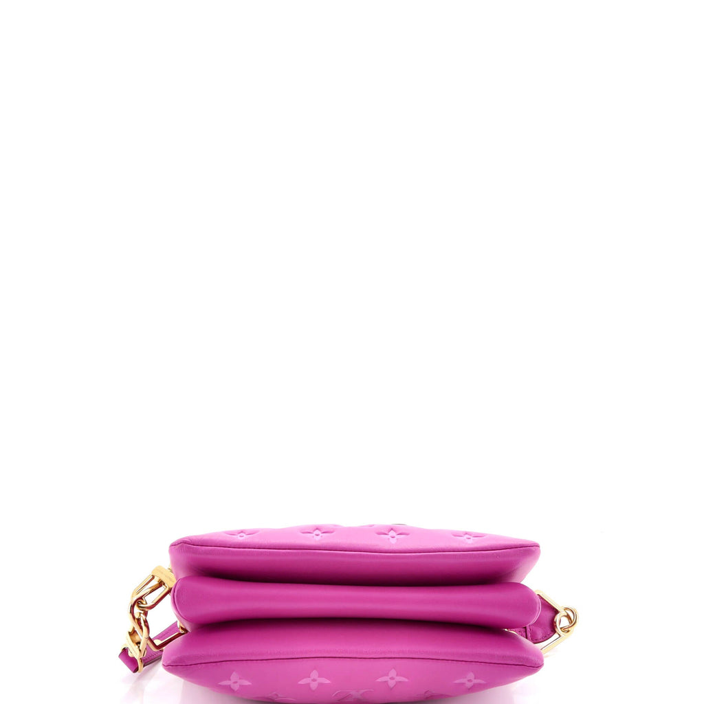 Coussin Bag Monogram Embossed Lambskin PM