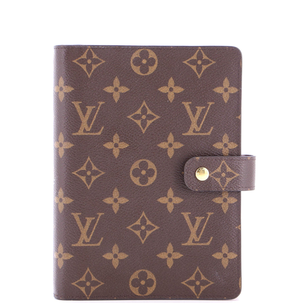Ring Agenda Cover Monogram Canvas MM