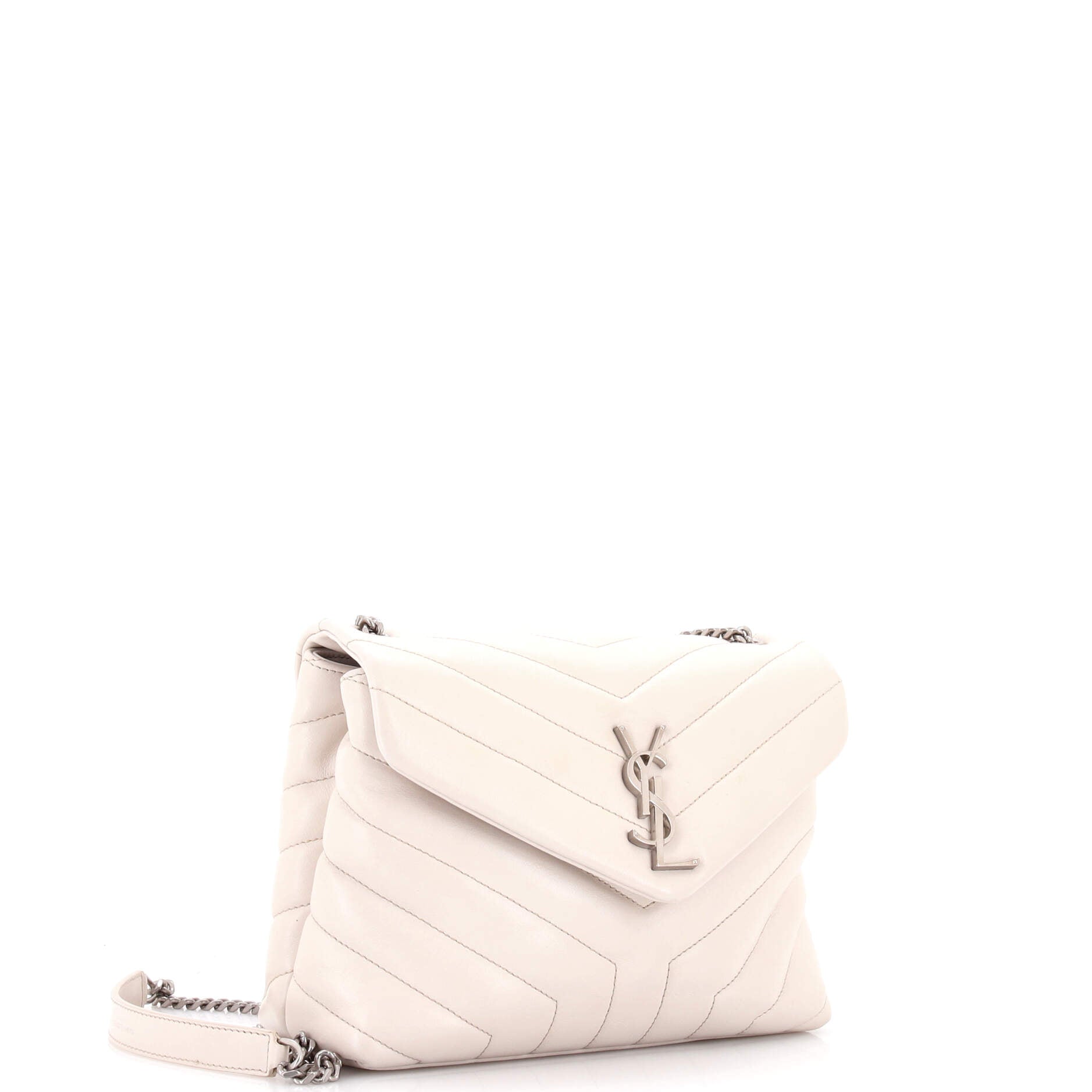 Loulou Shoulder Bag Matelasse Chevron Leather Small