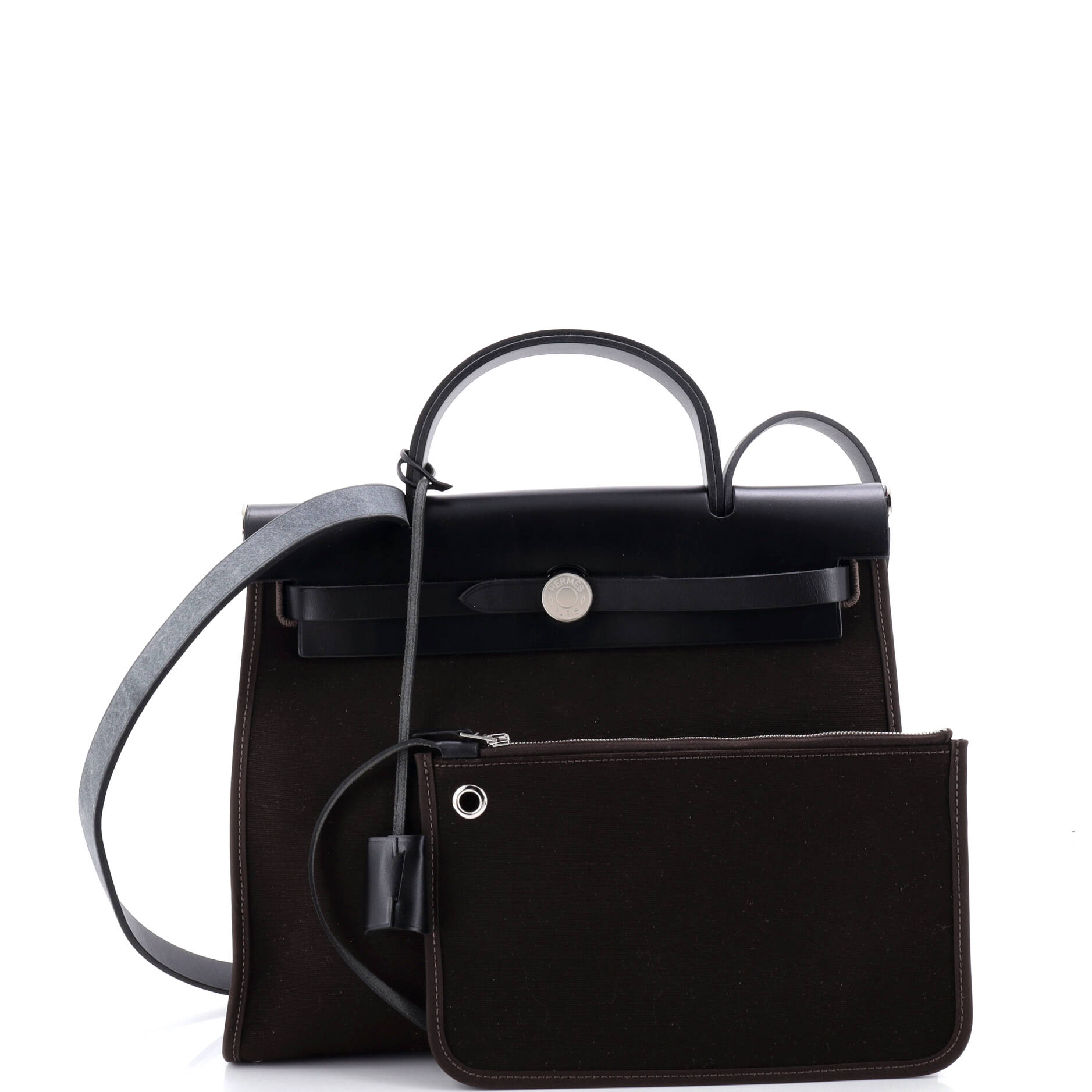 Herbag Zip Leather and Toile 31