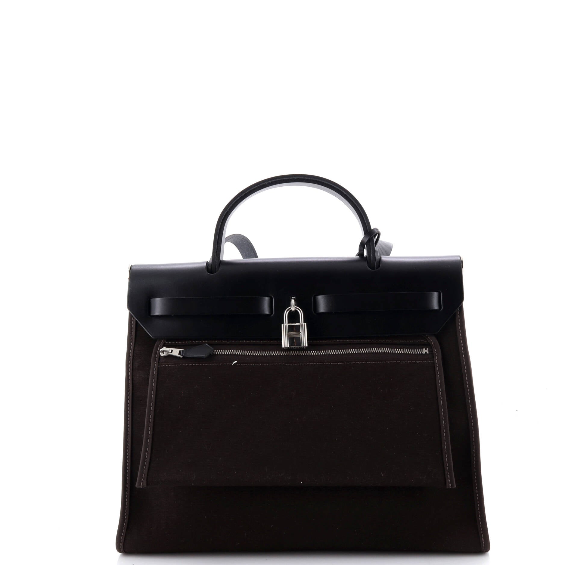 Herbag Zip Leather and Toile 31