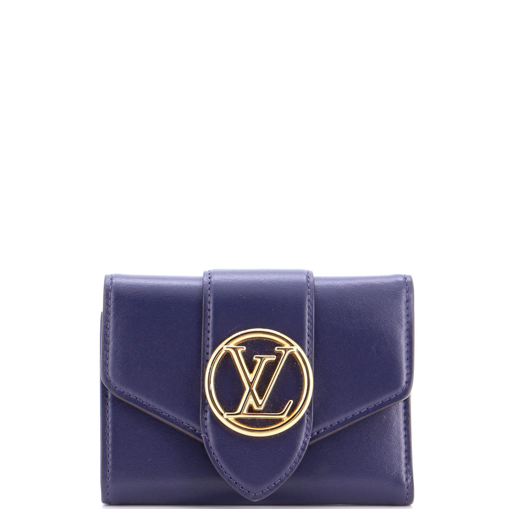 LV Pont 9 Wallet Leather Compact
