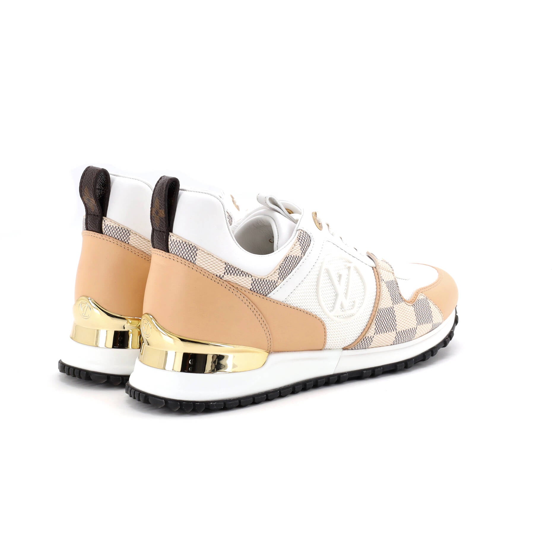 Women's Run Away Sneakers Damier with Mesh and Leather