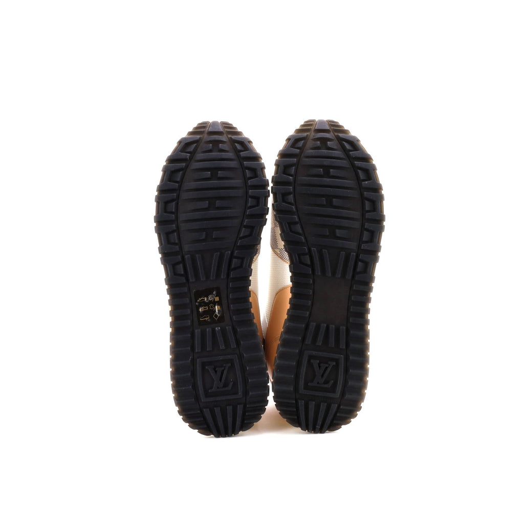 Women's Run Away Sneakers Damier with Mesh and Leather