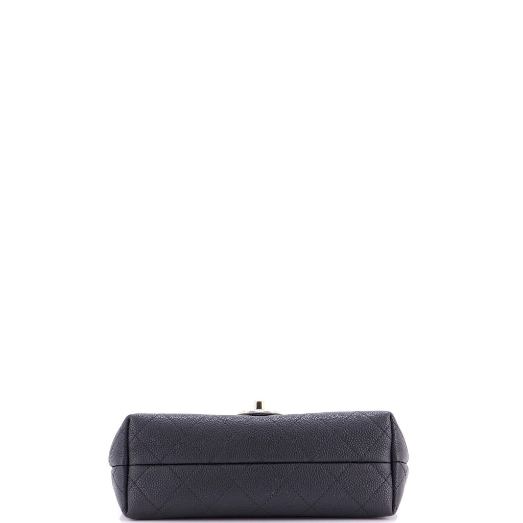 City Walk Flap Bag Quilted Caviar Small