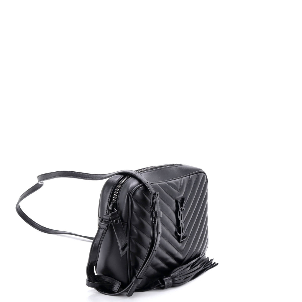 Lou Camera Bag Matelasse Chevron Leather Small