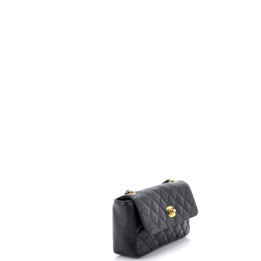 Vintage Flap Bag Quilted Lambskin Mini