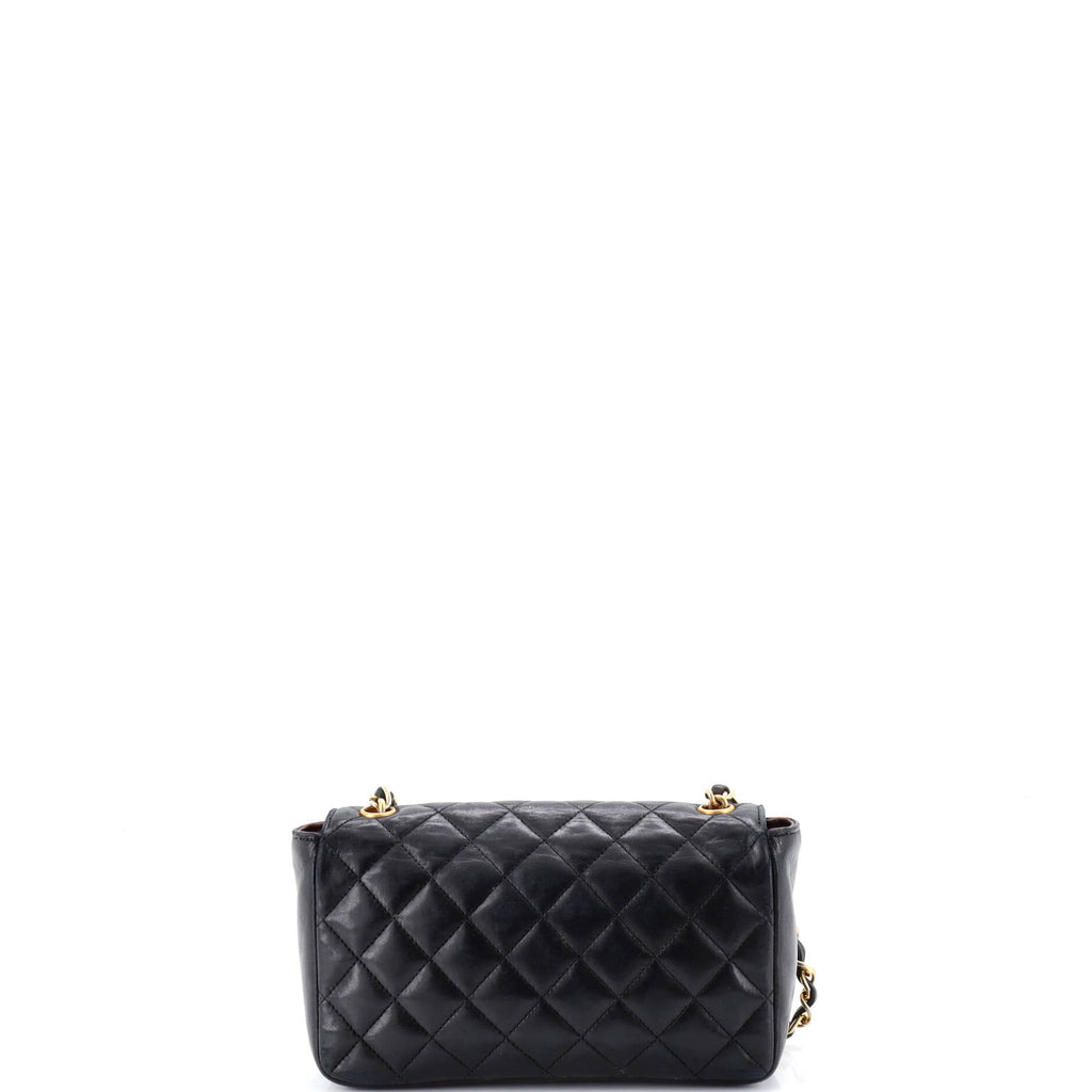 Vintage Flap Bag Quilted Lambskin Mini