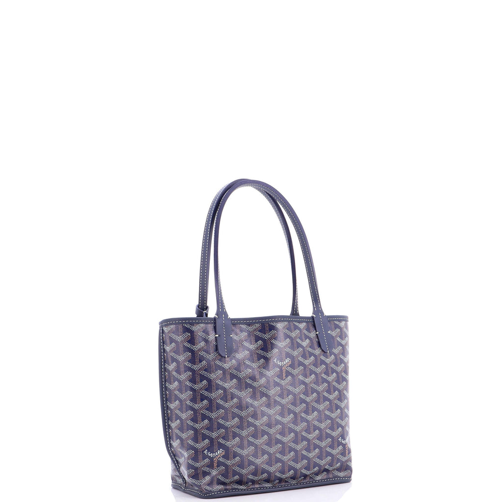Anjou Reversible Tote Coated Canvas Mini