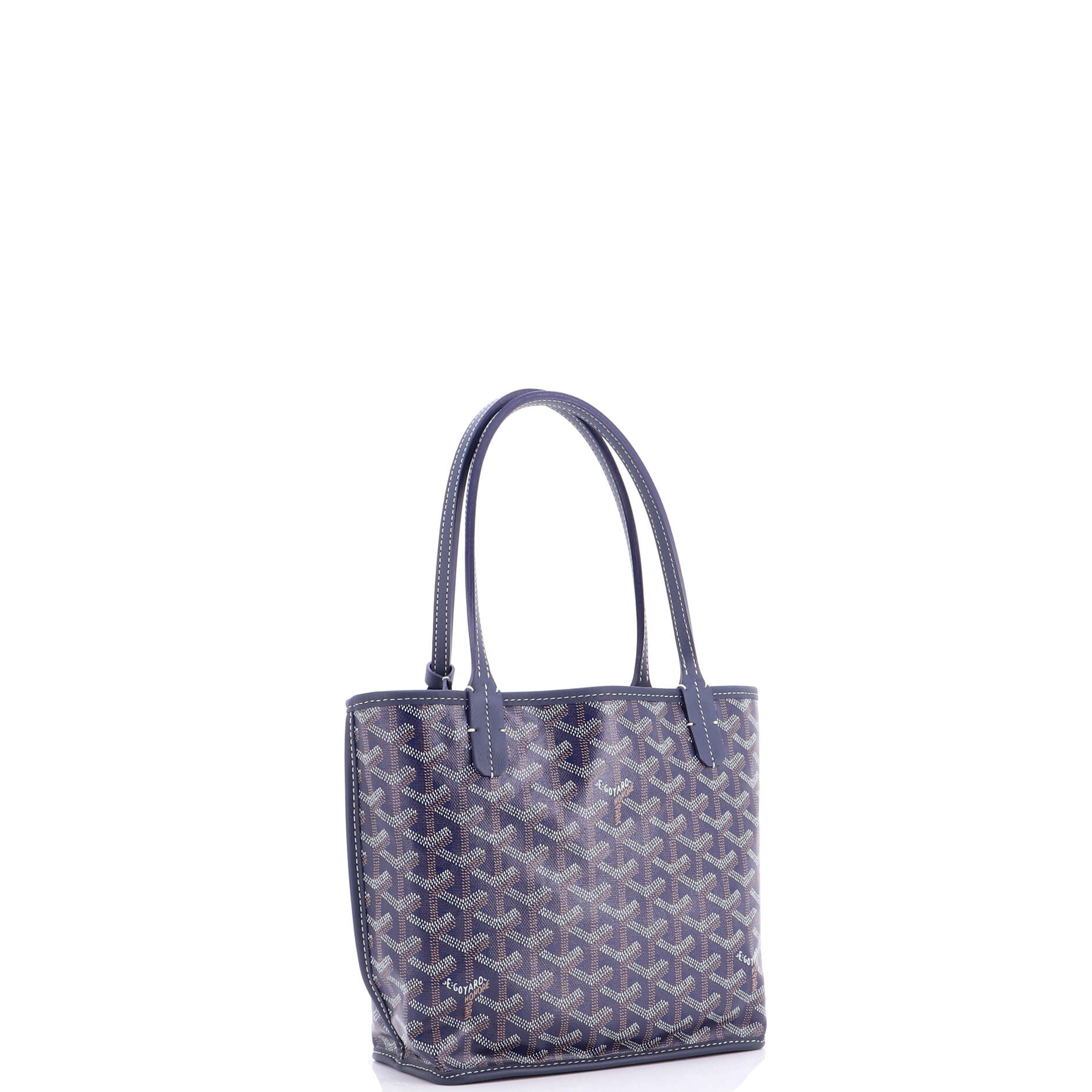 Anjou Reversible Tote Coated Canvas Mini