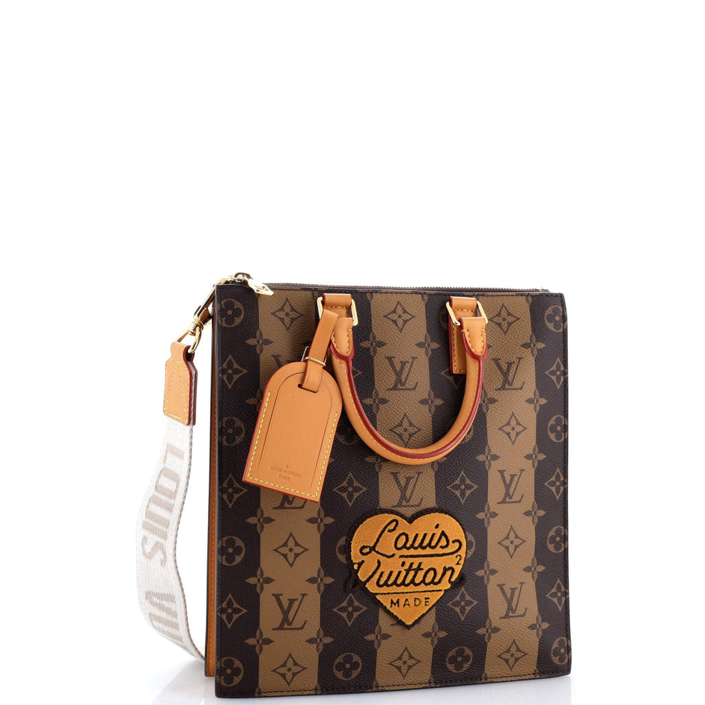 Nigo Sac Plat Cross Limited Edition Stripes Monogram Canvas