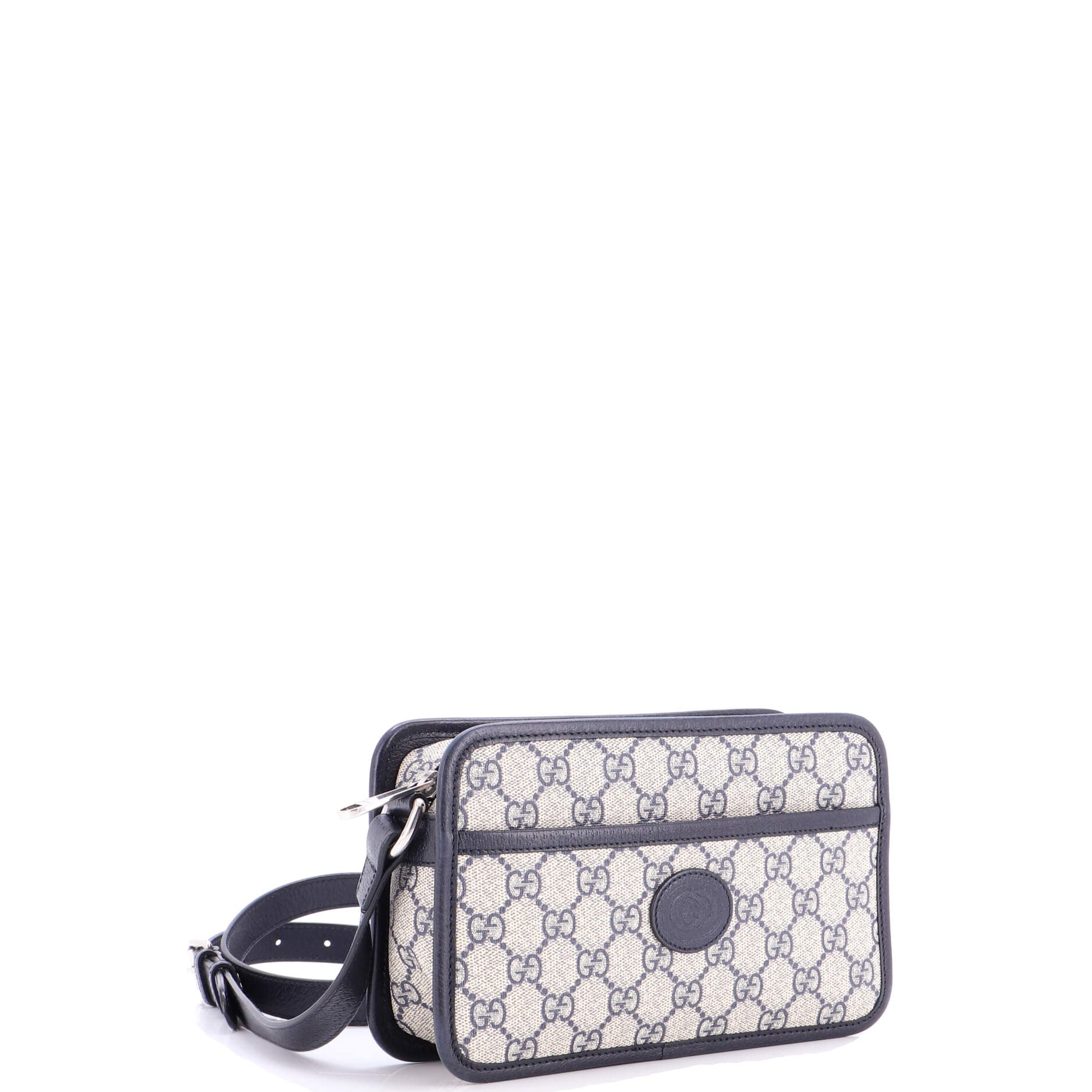 Interlocking G Patch Camera Bag GG Coated Canvas Mini