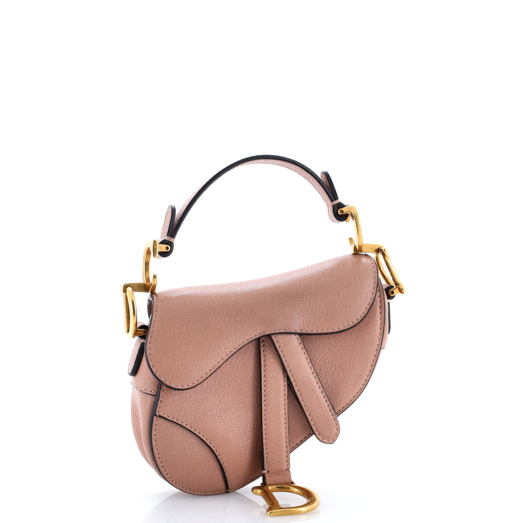 Saddle Handbag Leather Micro