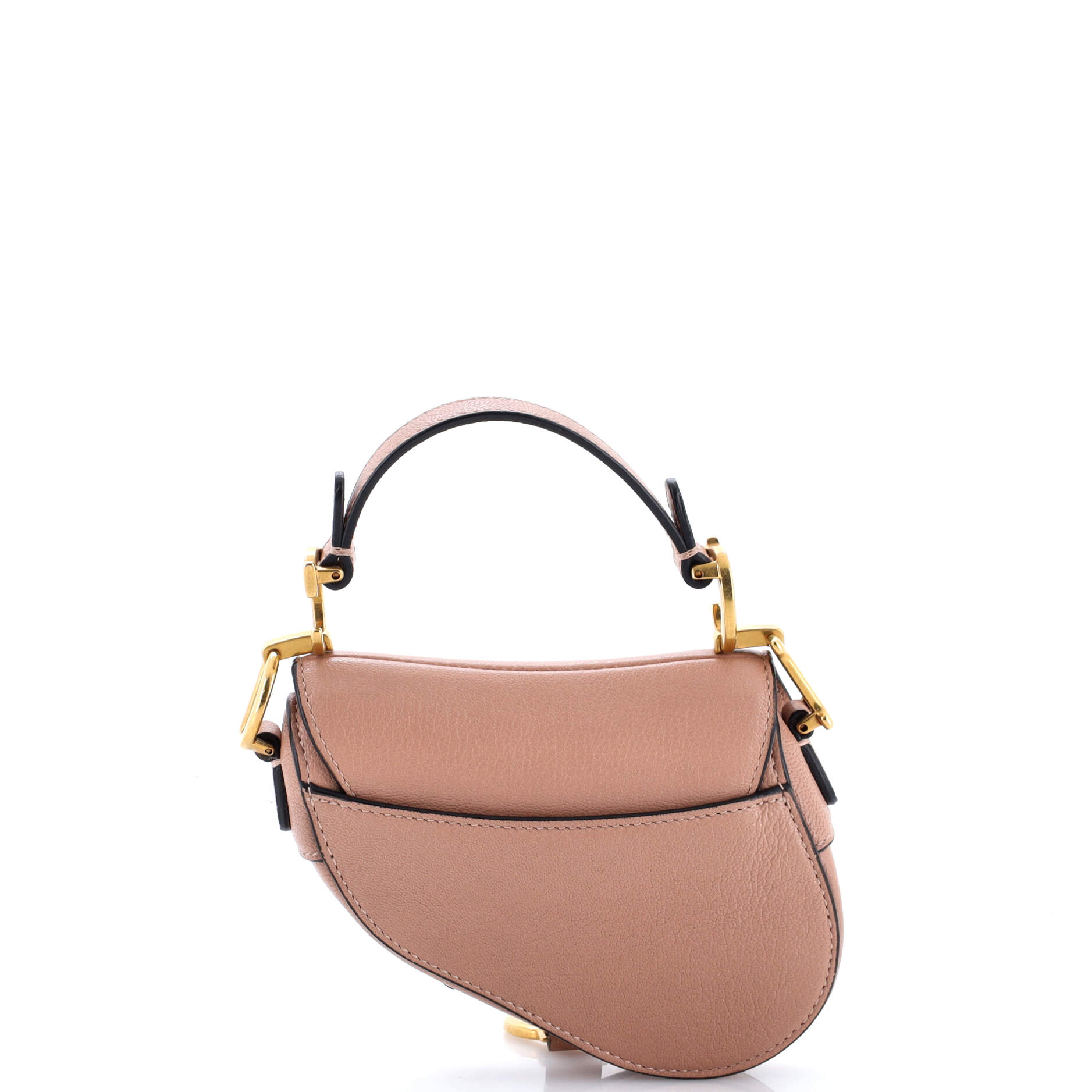 Saddle Handbag Leather Micro