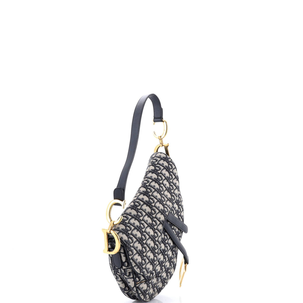 Saddle Handbag Oblique Canvas Medium