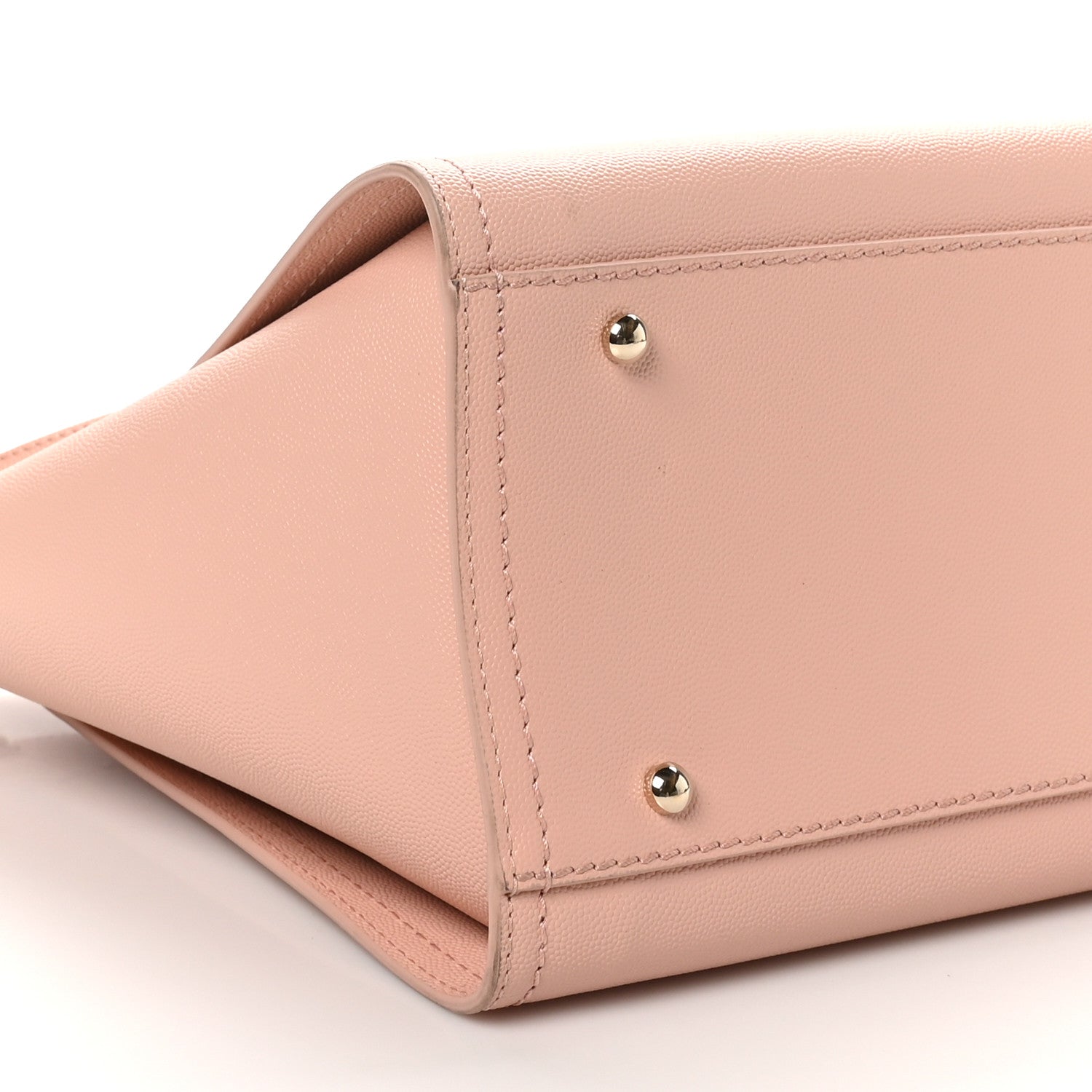 Caviar Small Studded Deauville Tote Light Pink