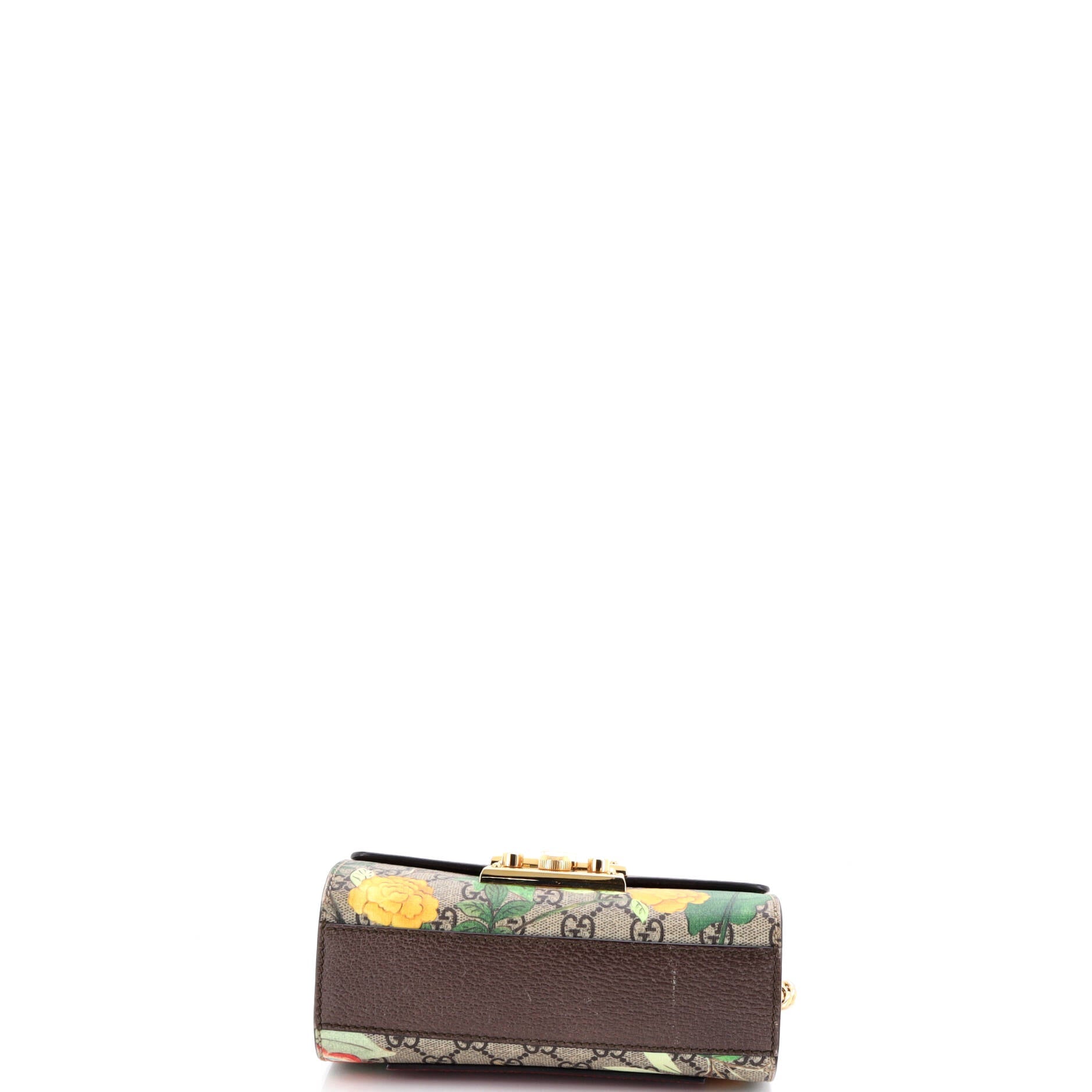 Padlock Shoulder Bag Tian Print GG Coated Canvas Small