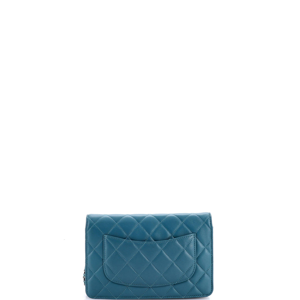 Wallet on Chain Quilted Lambskin