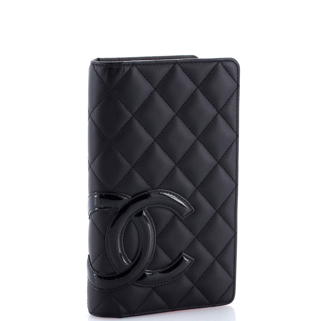 Cambon Bifold Wallet Quilted Lambskin Long