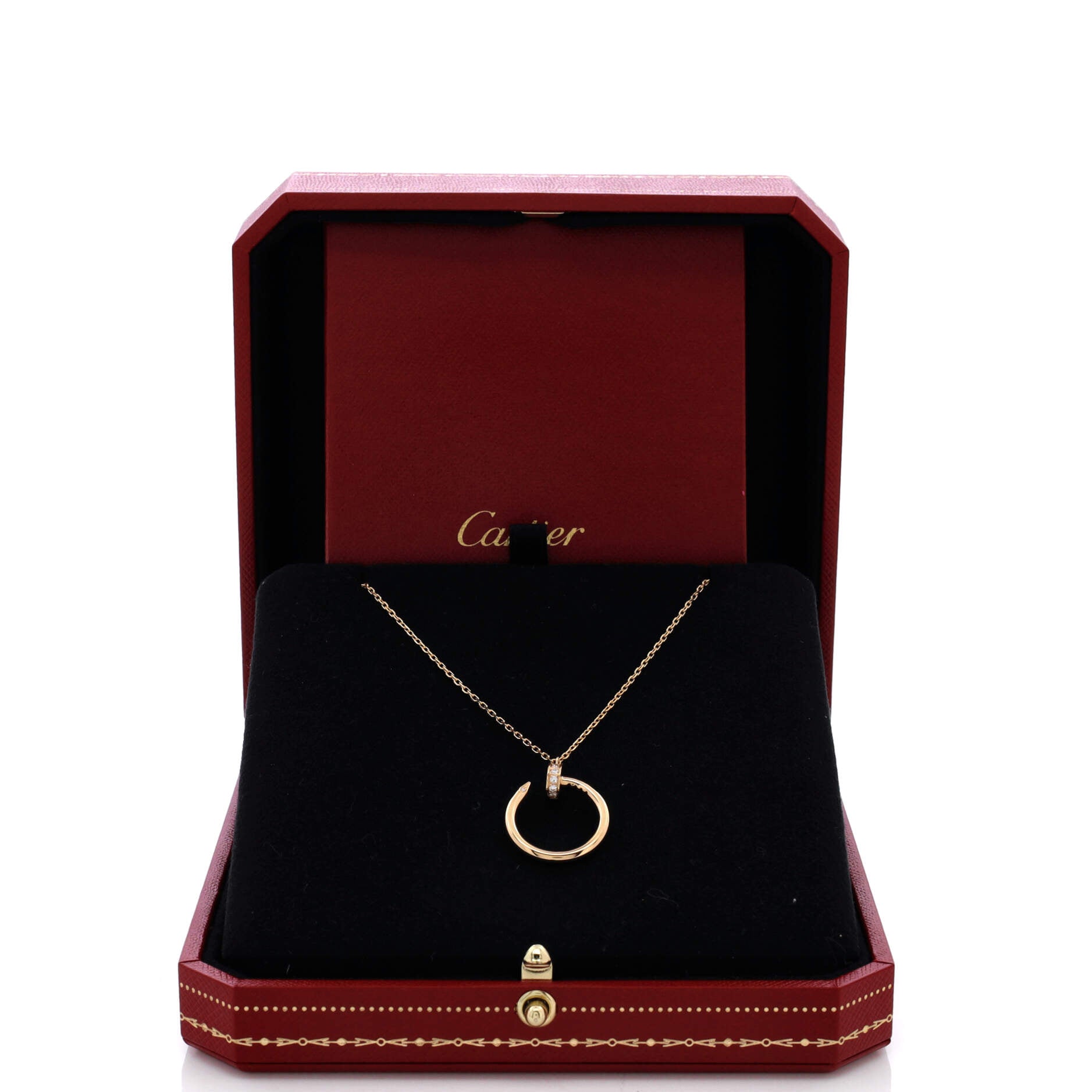 Juste un Clou Pendant Necklace 18K Yellow Gold with Diamonds