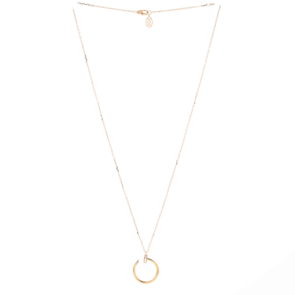Juste un Clou Pendant Necklace 18K Yellow Gold with Diamonds