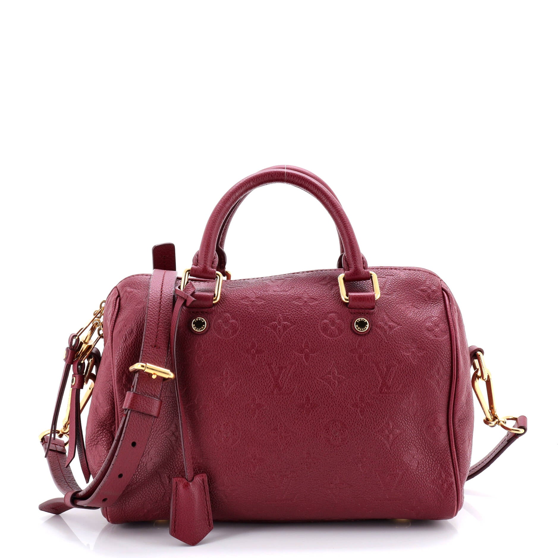 Speedy Bandouliere Bag Monogram Empreinte Leather 25