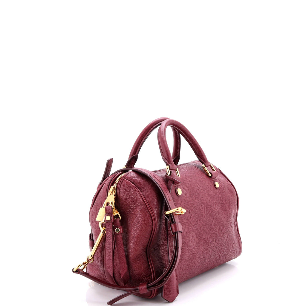 Speedy Bandouliere Bag Monogram Empreinte Leather 25