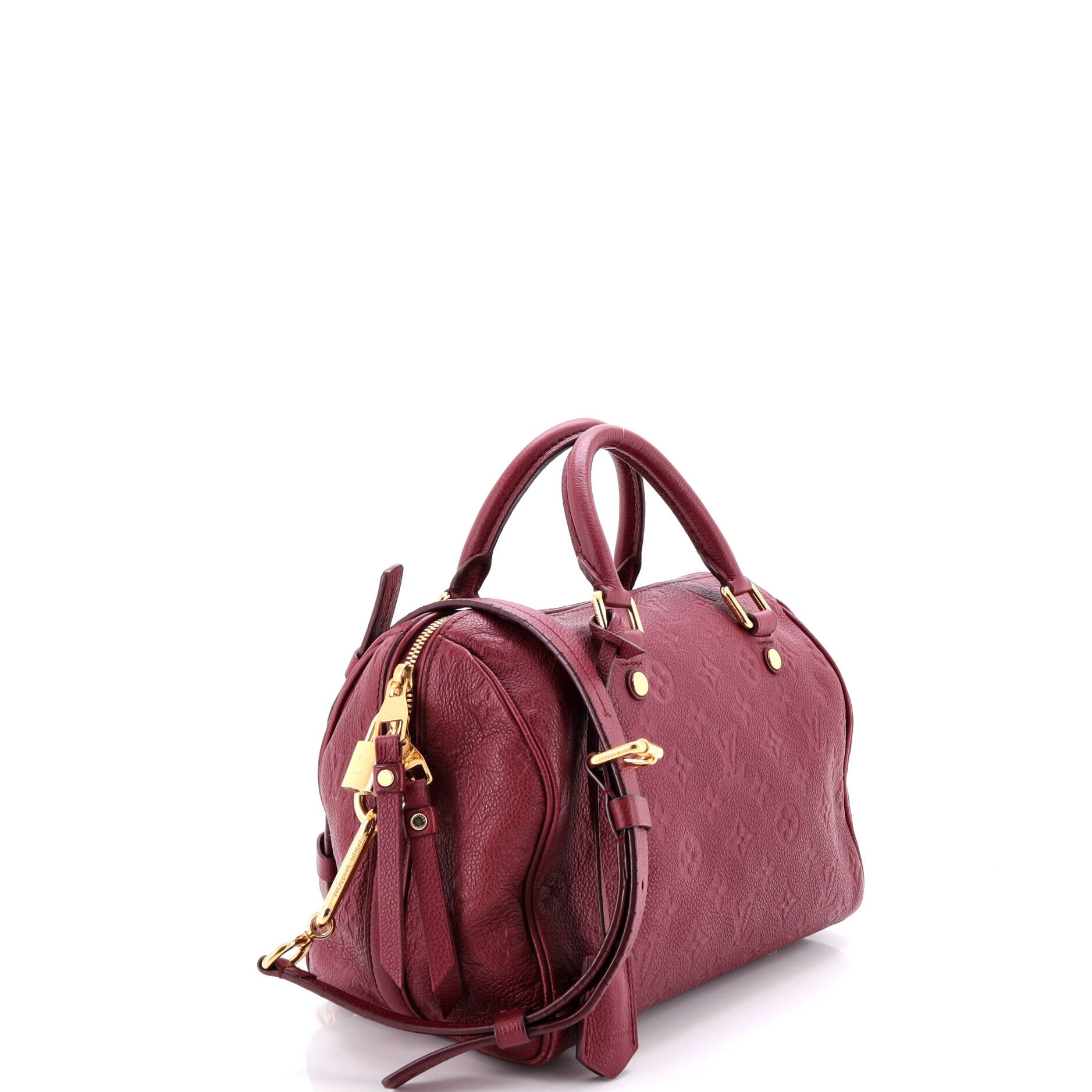 Speedy Bandouliere Bag Monogram Empreinte Leather 25
