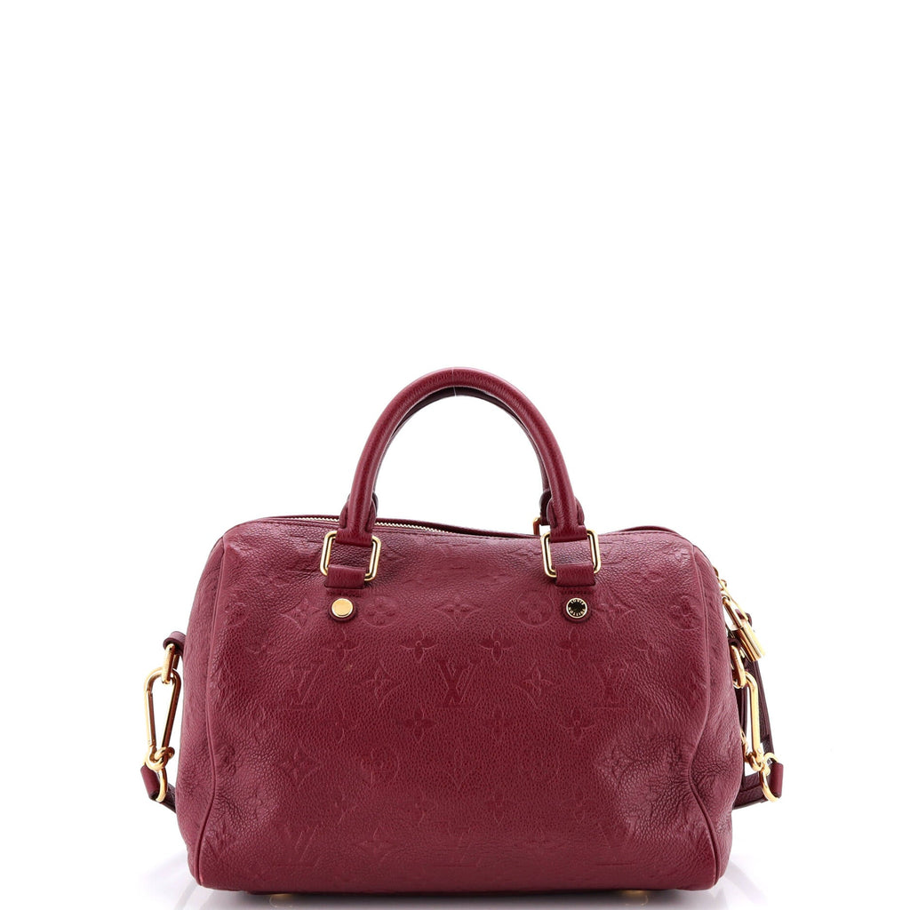 Speedy Bandouliere Bag Monogram Empreinte Leather 25