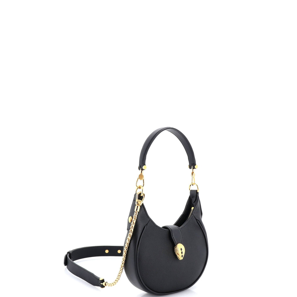 Serpenti Ellipse Crossbody Bag Leather Mini
