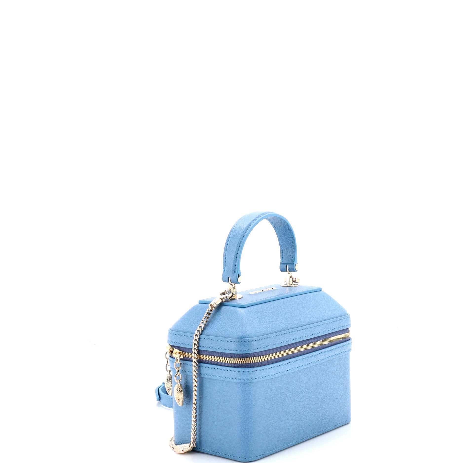 Serpenti Jewelry Box Bag Leather