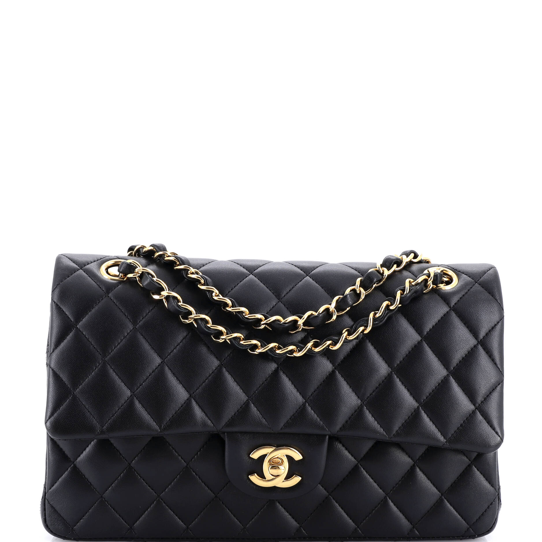 Classic Double Flap Bag Quilted Lambskin Medium
