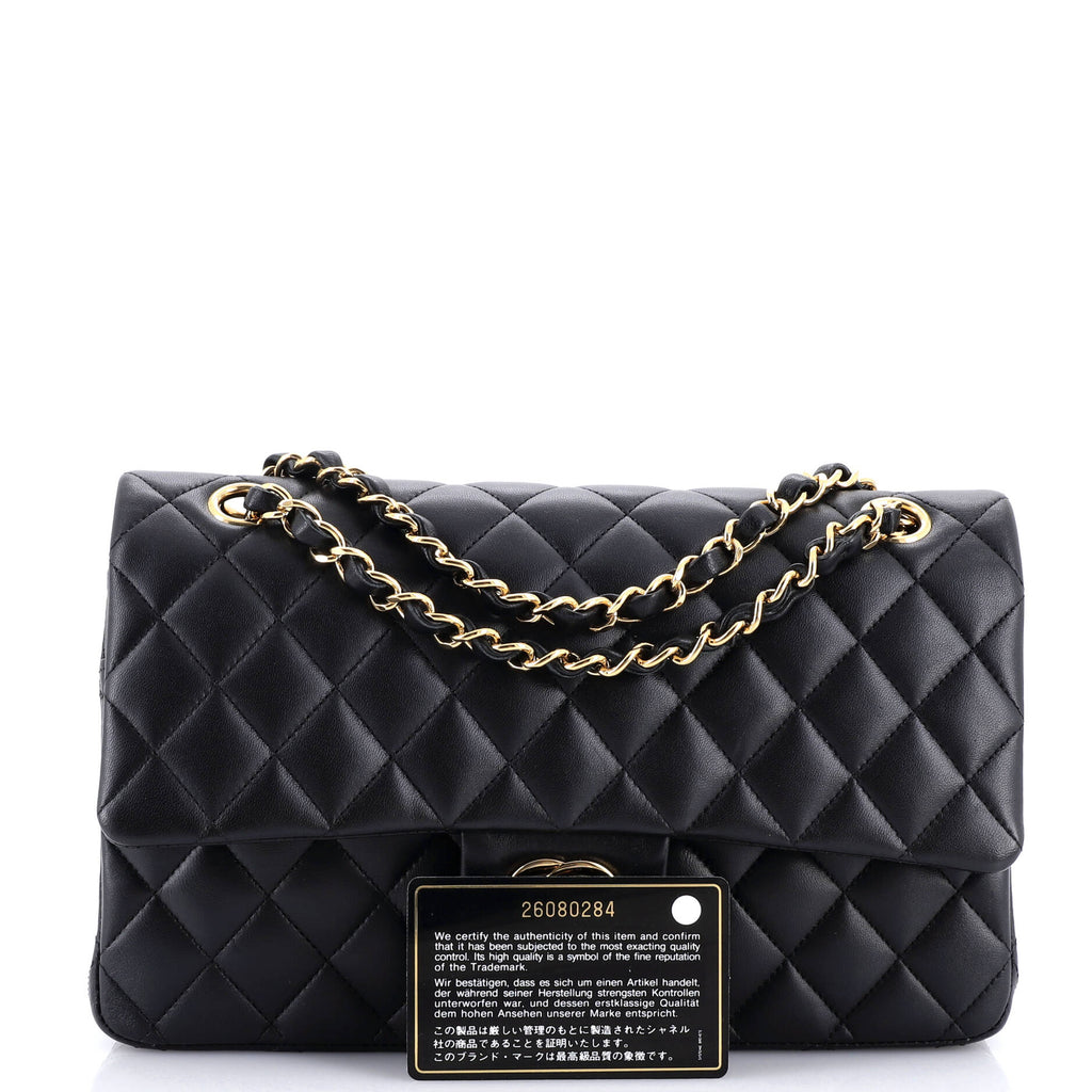 Classic Double Flap Bag Quilted Lambskin Medium