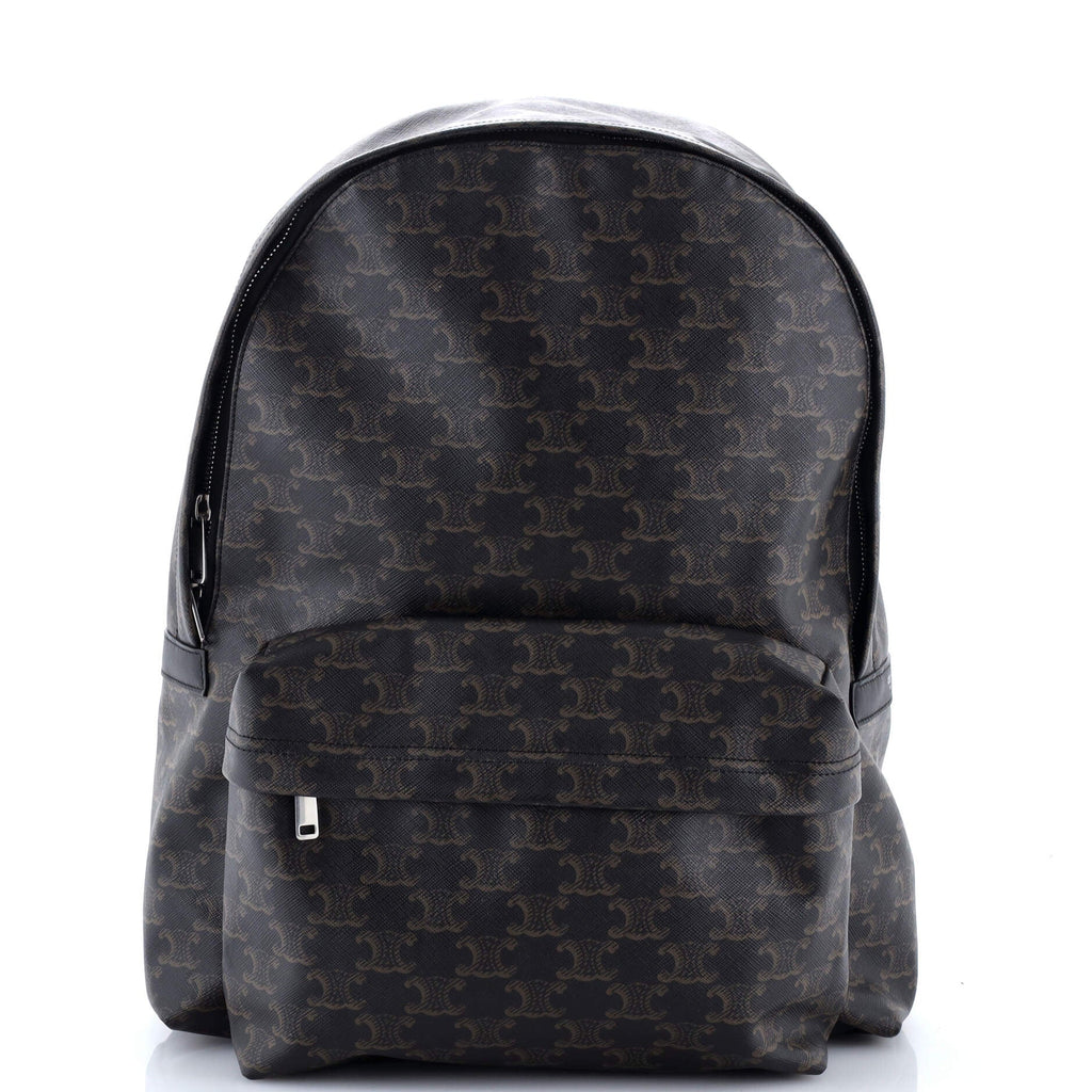 Front Pocket Backpack Triomphe Coated Canvas Medium