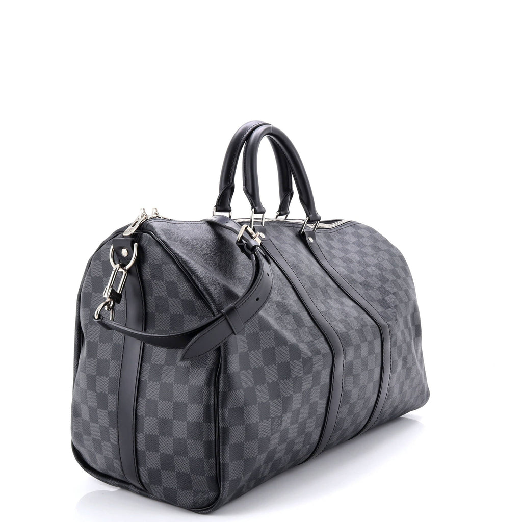 Keepall Bandouliere Bag Damier Graphite 45