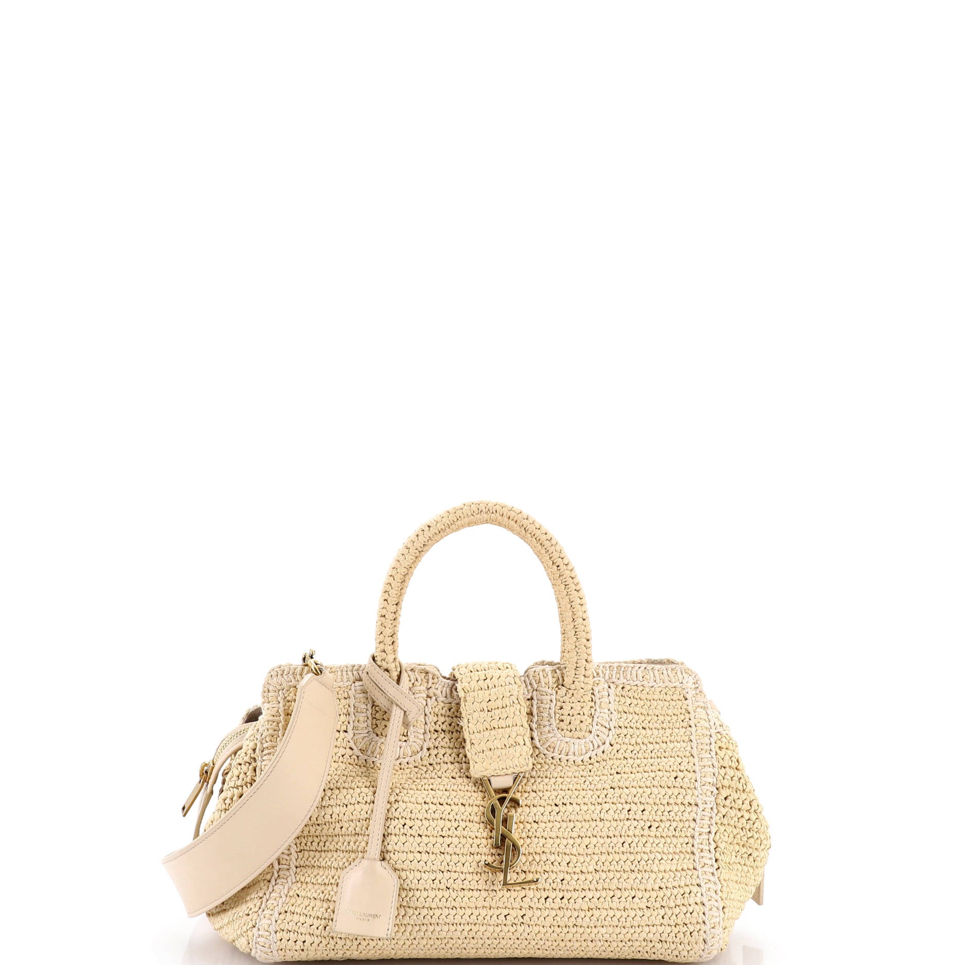 Monogram Cabas Downtown Raffia and Leather Baby