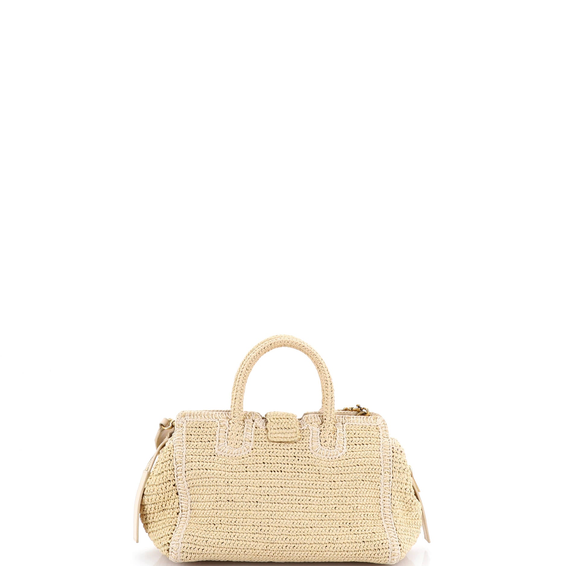 Monogram Cabas Downtown Raffia and Leather Baby