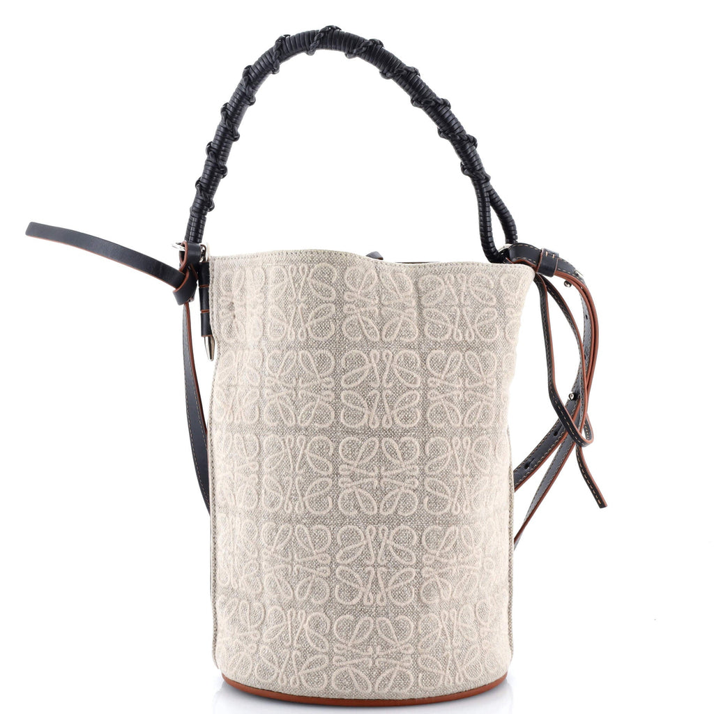 Gate Bucket Bag Anagram Jacquard Canvas Medium