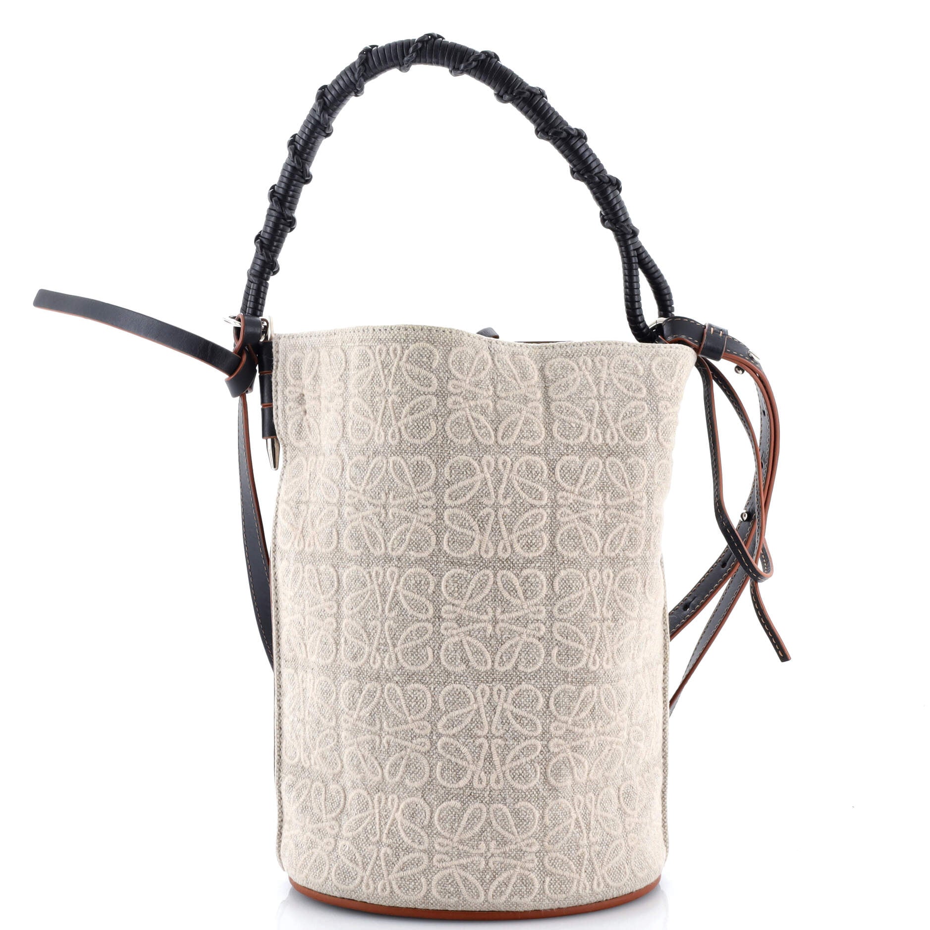 Gate Bucket Bag Anagram Jacquard Canvas Medium
