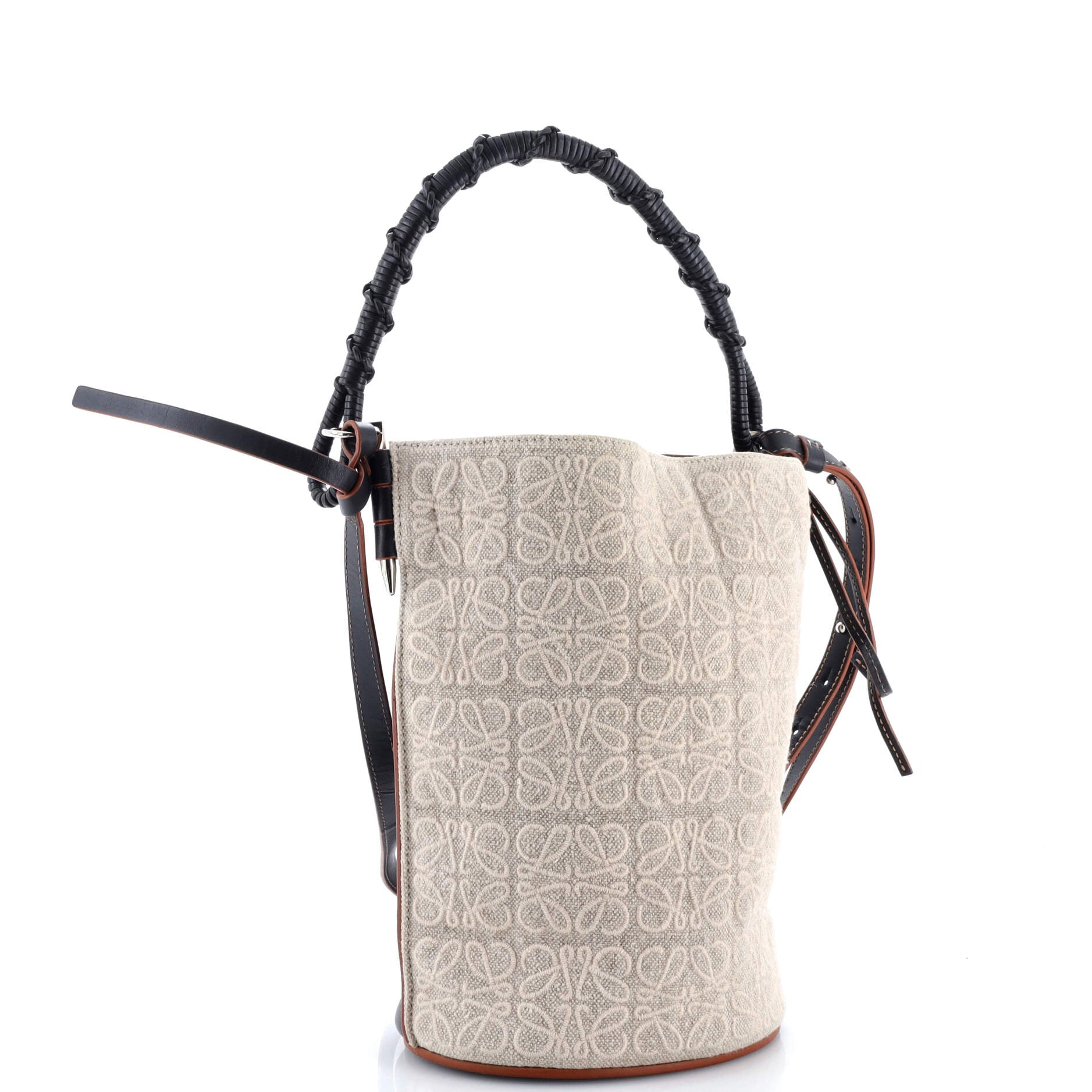 Gate Bucket Bag Anagram Jacquard Canvas Medium