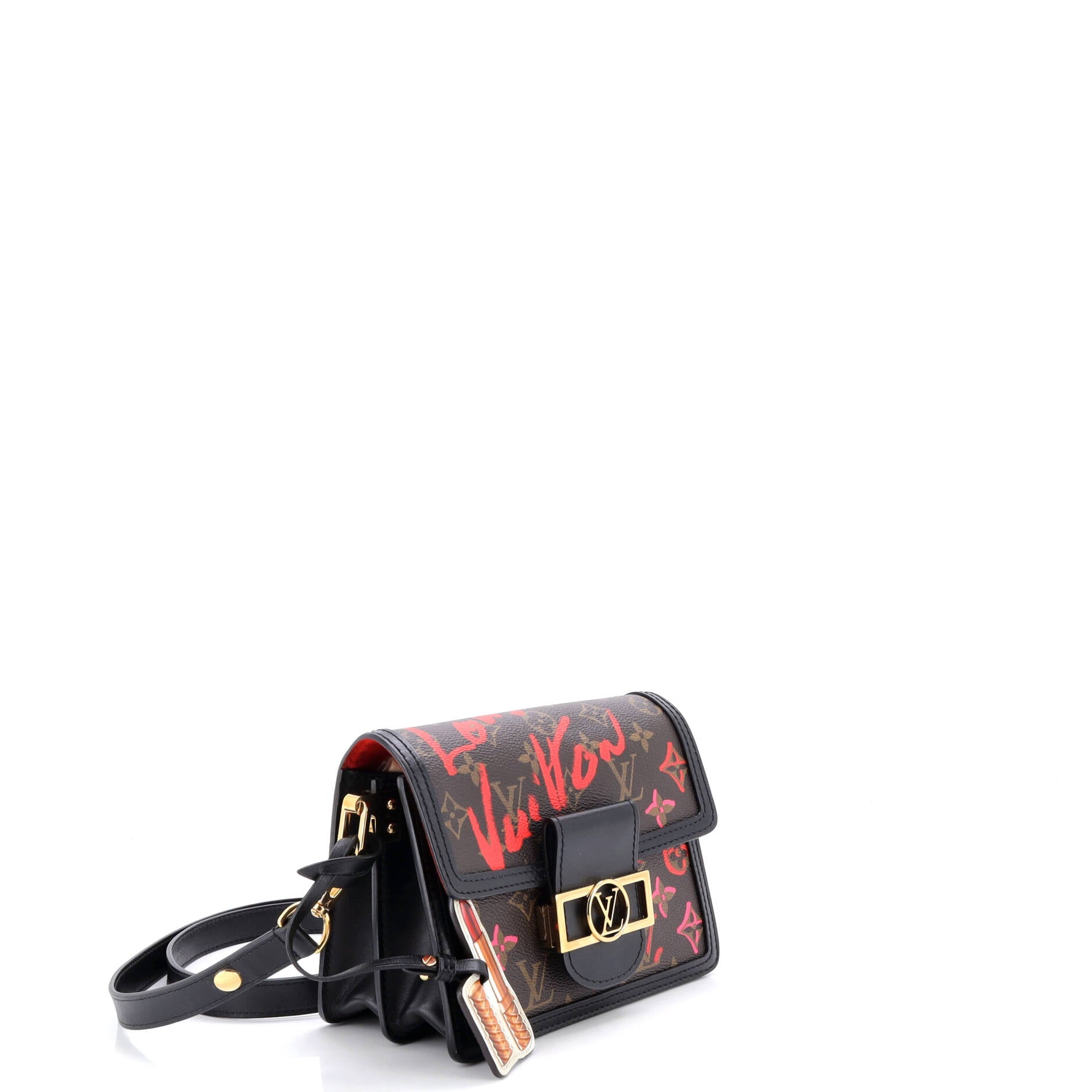 Dauphine Shoulder Bag Limited Edition Fall in Love Monogram Canvas Mini